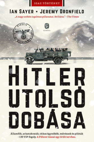 Kniha Hitler utolsó dobása Jeremy Dronfield