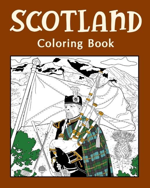 Kniha Scotland Coloring Book 