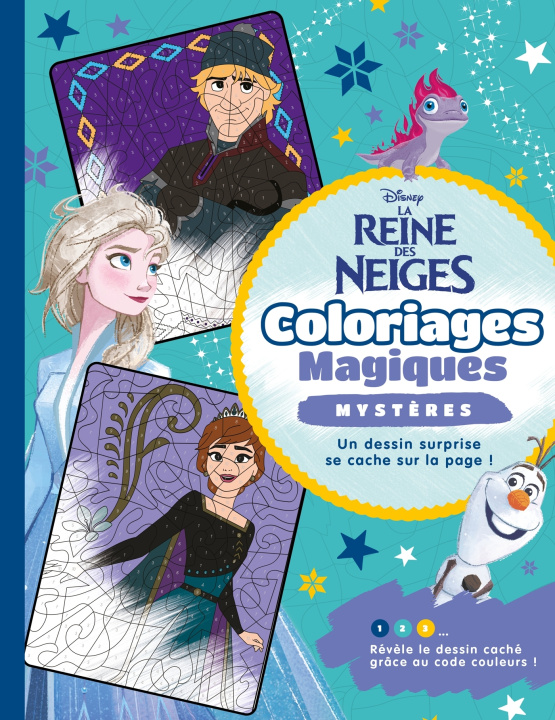 Książka LA REINE DES NEIGES - Coloriages Magiques - Mystères - Disney 