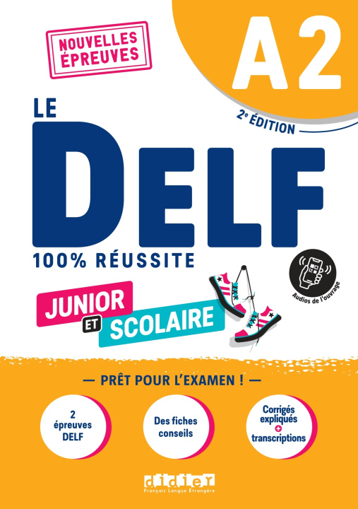 Kniha DELF A2 100% réussite scolaire et junior - édition 2022  - Livre + didierfle.app Dorothée Dupleix