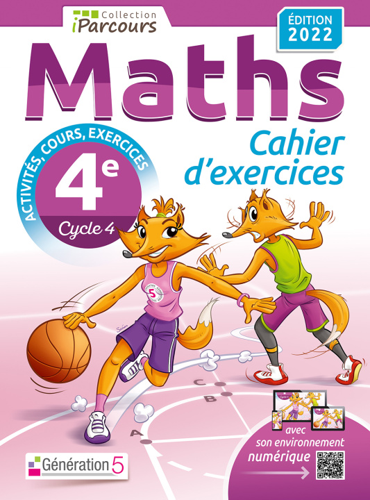 Kniha Cahier d'exercices iParcours maths 4e avec cours (édition 2022) HACHE