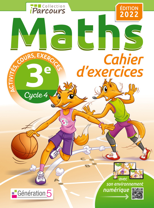 Kniha Cahier d'exercices iParcours maths 3e avec cours (édition 2022) HACHE