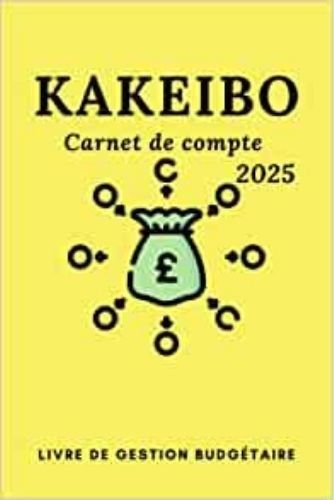 Kniha Kakeibo carnet de compte 2025 - Livre de gestion budgétaire 