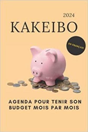 Carte Kakeibo 2024 en français - Agenda pour tenir son budget mois par mois 