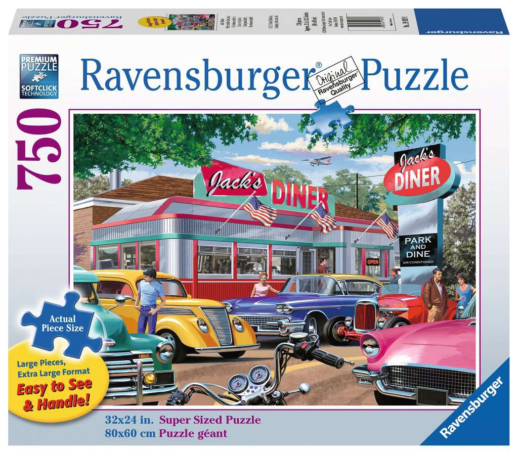 Boek Puzzle 2D 750 Duży Format Jadłodalnia 19938 