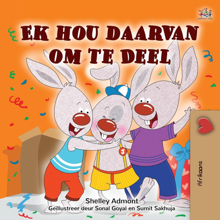 Kniha I Love to Share (Afrikaans Book for Kids) Kidkiddos Books