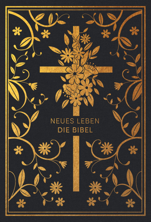 Carte Neues Leben. Die Bibel - Golden Grace Edition, Tintenschwarz 