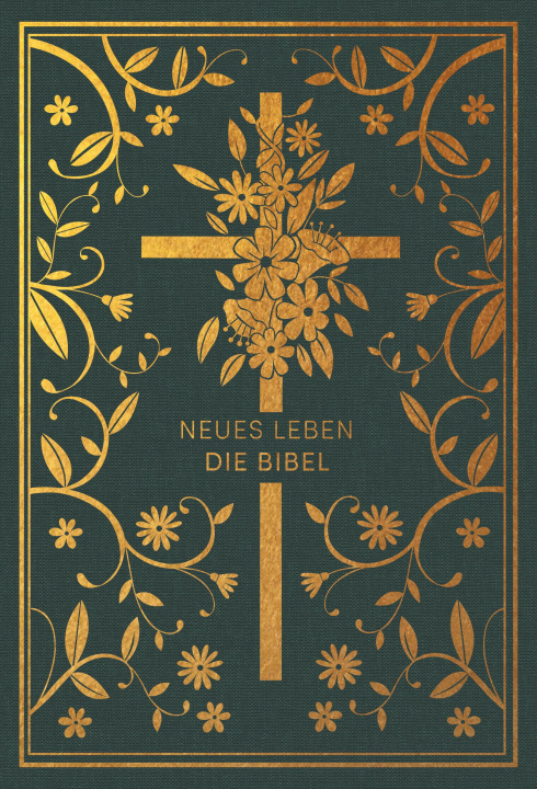 Книга Neues Leben. Die Bibel - Golden Grace Edition, Waldgrün 