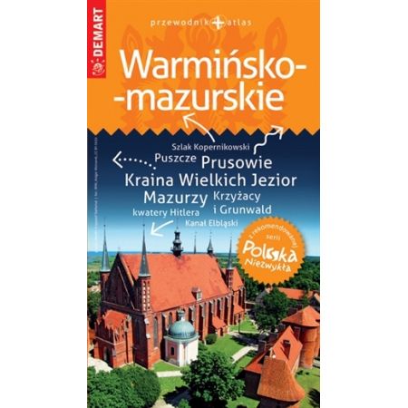 Kniha Warmińsko-mazurskie Przewodnik turystyczny opracowanie zbiorowe