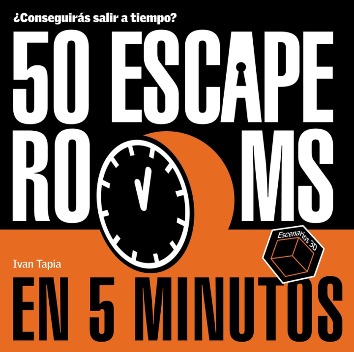 Kniha 50 escape rooms en 5 minutos IVAN TAPIA
