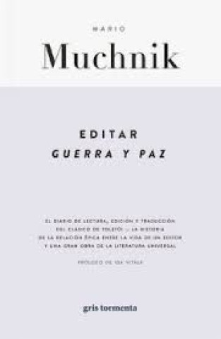 Buch EDITAR GUERRA Y PAZ MARIO MUCHNIK