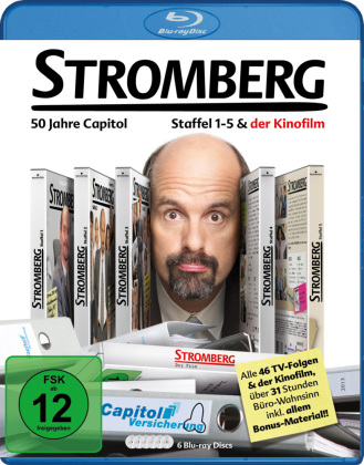 Videoclip Stromberg-Box - Staffel 1-5 + Film (50 Jahre Capitol), 6 Blu-ray Arne Feldhusen