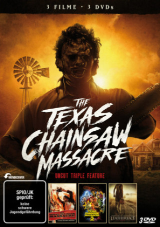 Audio The Texas Chainsaw Massacre - Uncut Triple-Feature, 3 DVDs Tobe Hooper