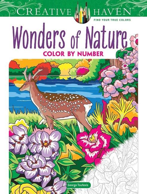 Książka Creative Haven Wonders of Nature Color by Number 