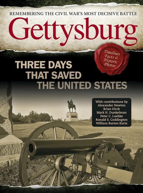 Carte Gettysburg: Three Days That Saved the United States 