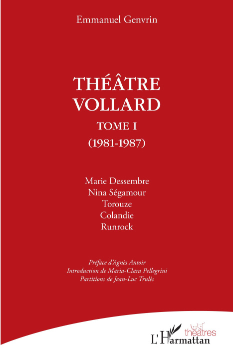 Libro Théâtre Vollard Genvrin