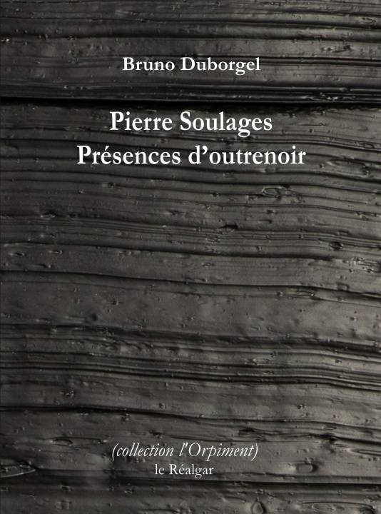 Kniha Pierre Soulages - Présences d'outrenoir Duborgel
