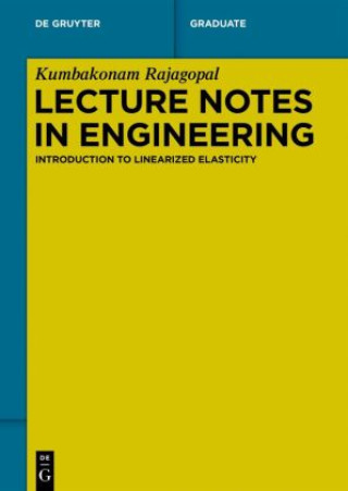 Knjiga Lecture Notes in Engineering Kumbakonam Rajagopal
