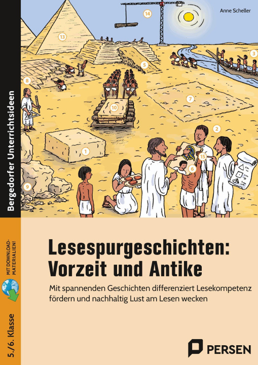 Knjiga Lesespurgeschichten: Vorzeit und Antike Anne Scheller