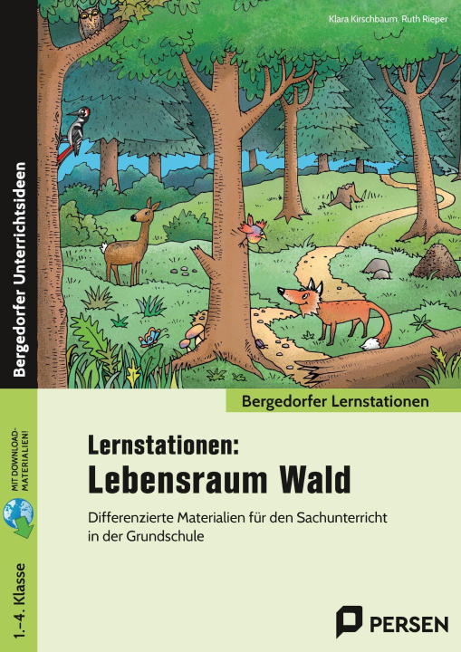 Knjiga Lernstationen: Lebensraum Wald Ruth Rieper