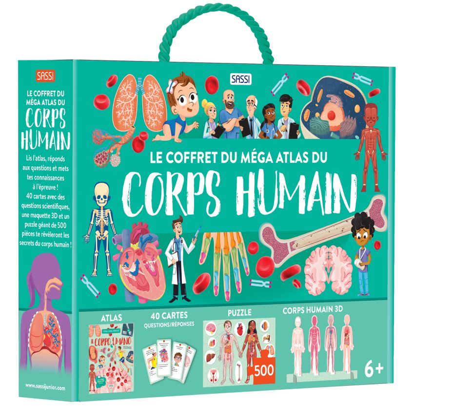 Книга Le coffret du méga atlas du corps humain Fabris