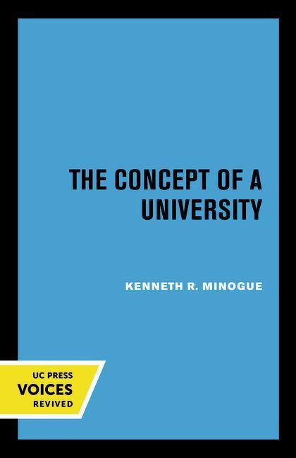 Kniha Concept of a University Kenneth R. Minogue