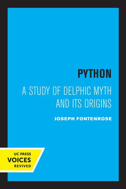 Könyv Python Joseph Fontenrose