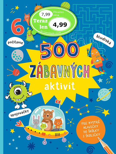 Książka 500 úžasných aktivít 