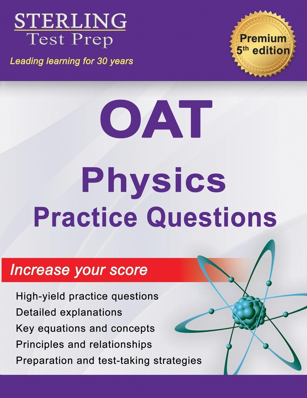 Book OAT Physics Practice Questions Sterling Test Prep
