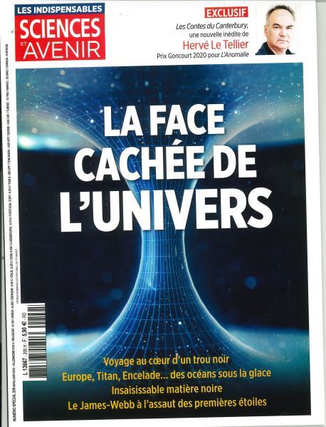 Könyv Sciences et Avenir HS n°209 : La face cachée de l'univers - Avril/Mai/Juin 2022 collegium