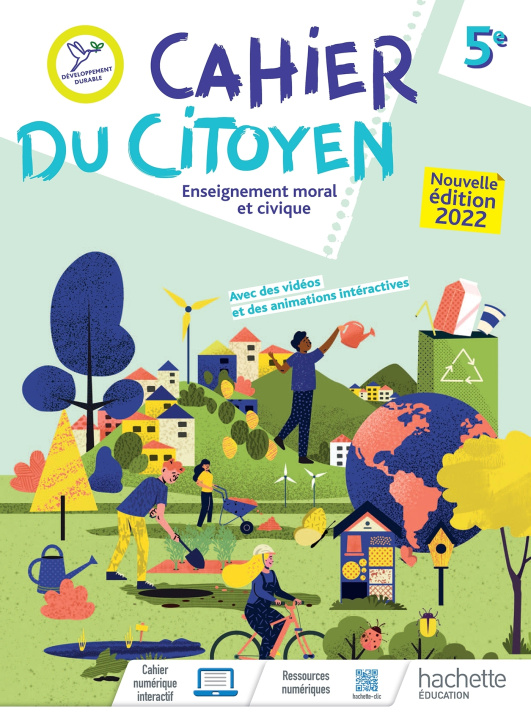 Kniha Cahier du citoyen Enseignement moral et civique 5e - Ed. 2022 Nathalie Plaza