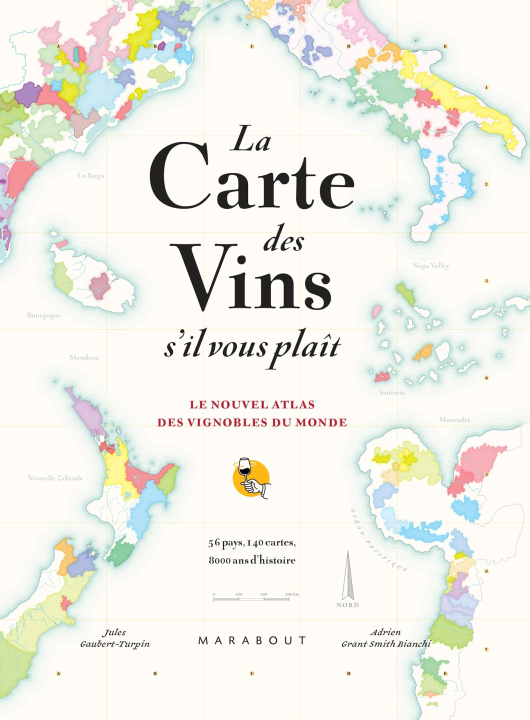 Könyv La carte des vins SVP - Nouvelle édition augmentée Jules Gaubert-Turpin