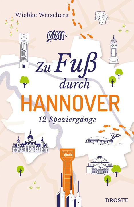 Carte Zu Fuß durch Hannover 