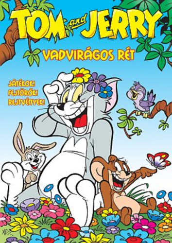 Kniha Tom és Jerry - Tom és Jerry rejtvényei - Vadvirágos rét 