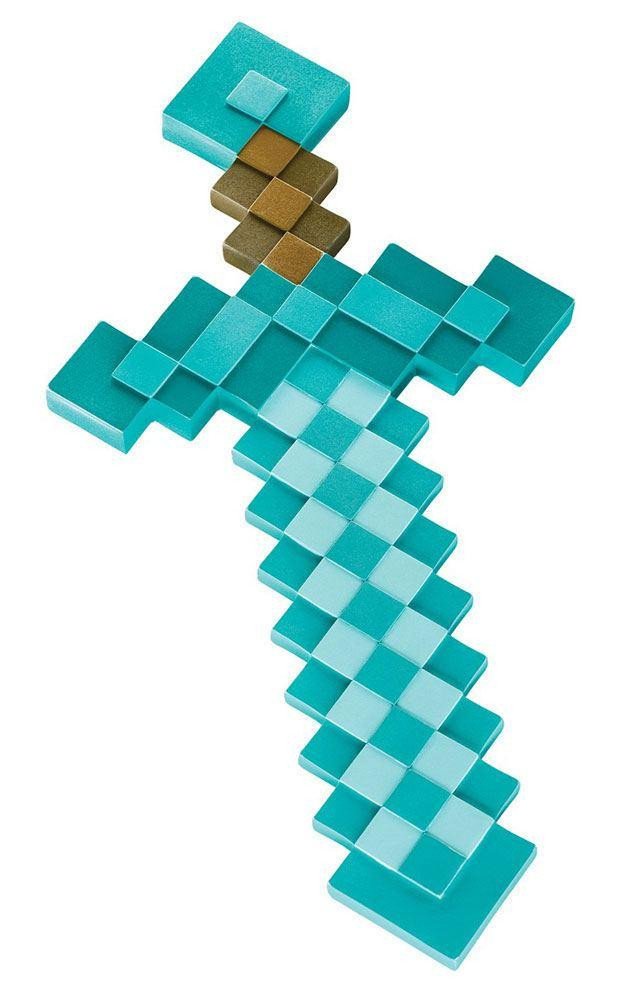 Hra/Hračka Minecraft replika zbraně 51 cm - Diamantový meč 
