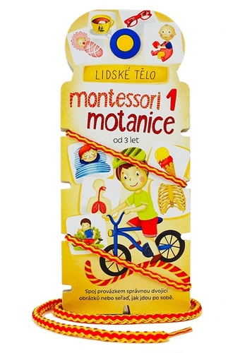 Kniha Montessori motanice 1 Lidské tělo 