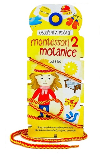 Kniha Montessori motanice 2 Oblečení a počasí 