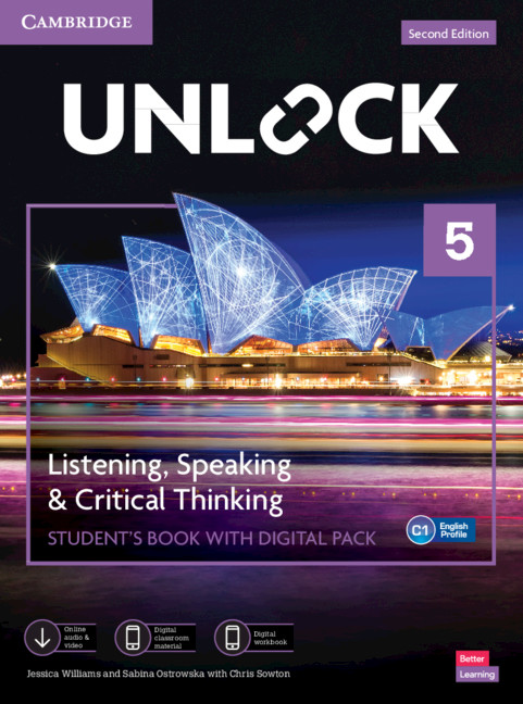 Książka Unlock Level 5 Listening, Speaking and Critical Thinking Student's Book with Digital Pack Jessica Williams