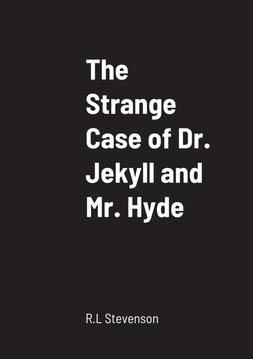 Livre Strange Case of Dr. Jekyll and Mr. Hyde 