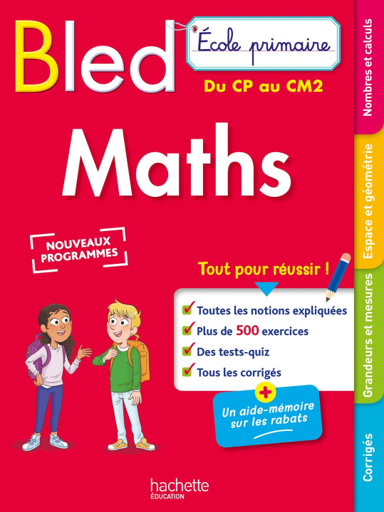 Kniha Bled Ecole primaire Maths du CP au CM2 Paul Bramand