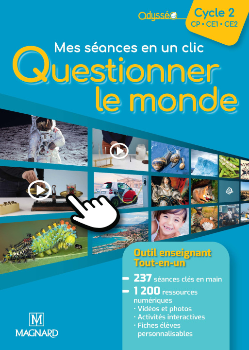 Kniha Odysséo Mes séances en un clic Questionner le monde Cycle 2 (2022) - Guide enseignant papier + Ressources numériques Carnoy