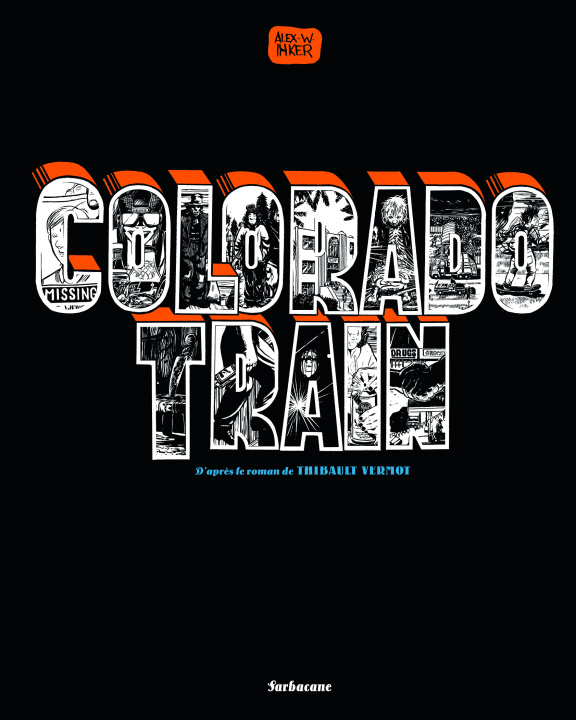 Carte Colorado train THIBAULT VERMOT