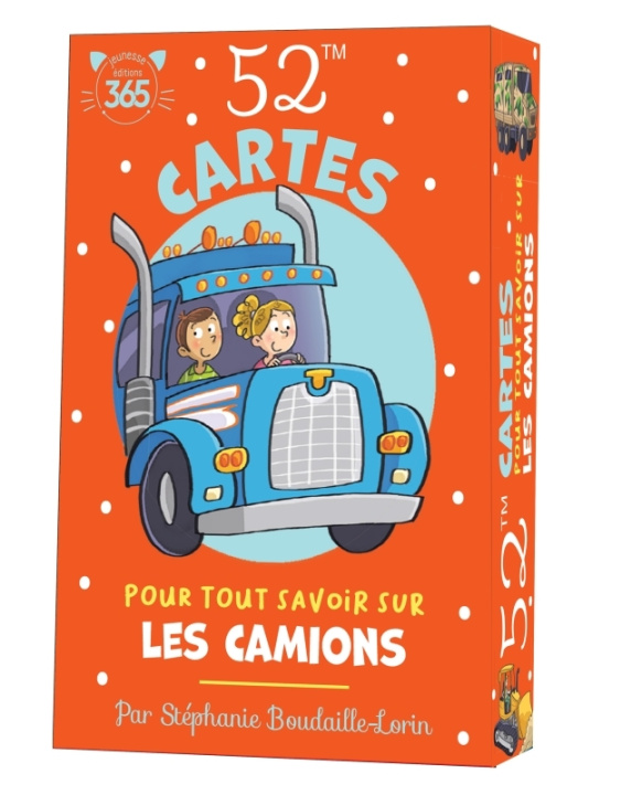 Książka 52 cartes pour tout savoir sur les camions Stéphanie Boudaille-Lorin