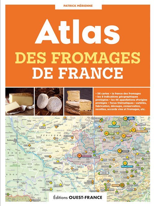 Carte Atlas des fromages de France Patrick Mérienne