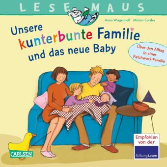 Kniha LESEMAUS 173: Unsere kunterbunte Familie und das neue Baby Miriam Cordes