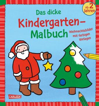Книга Das dicke Kindergarten-Malbuch Weihnachten 