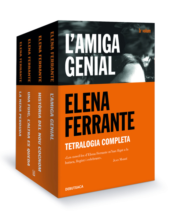 Könyv L'amiga genial (Pack amb: L'amiga genial # Hist.ria del nou cognom # Una fuig, l Elena Ferrante
