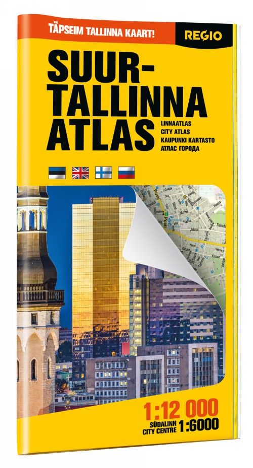 Kniha REGIO SUUR-TALLINNA ATLAS 