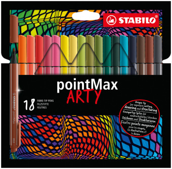 Game/Toy STABILO pointMax 18er Etui ARTY Neue Farben 