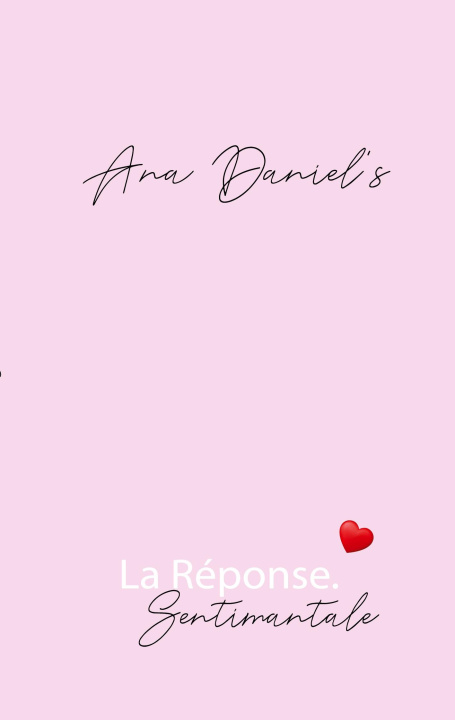 Knjiga La réponse sentimentale Daniel's